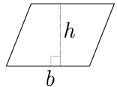 Área paralelogramo
