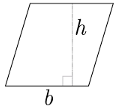 Área rombo (base y altura)